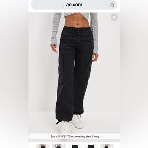 Black cargo pants